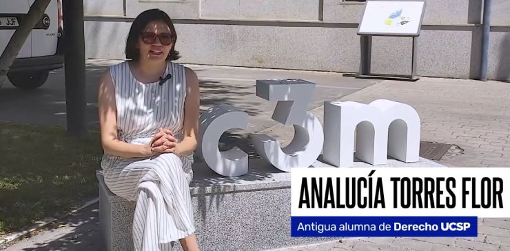 De Arequipa a Madrid: Analucía Torres, antigua alumna UCSP, y su doctorado en Derechos Humanos
