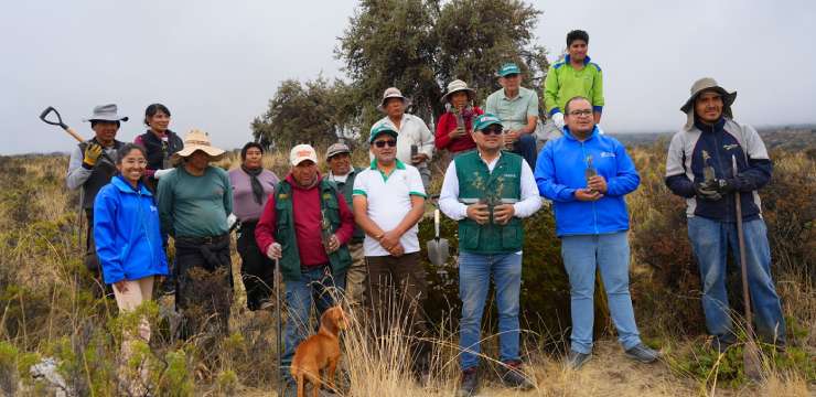Fondo Alianza por el Agua impulsa reforestación de queñoa para asegurar el abastecimiento hídrico de Arequipa
