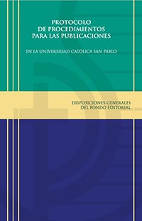 Protocolo de procedimientos para la publicaciones de la UCSP