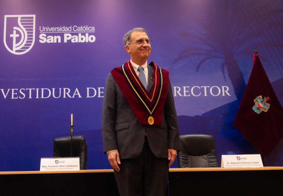 Por primera vez, un antiguo alumno asume el rectorado de la Universidad Católica San Pablo